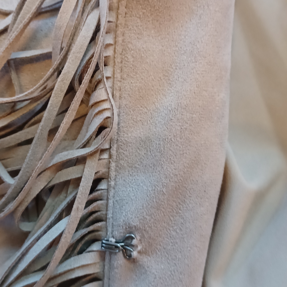 Guess Tan Fringe Women's Blazer - Picture 4 of 6
